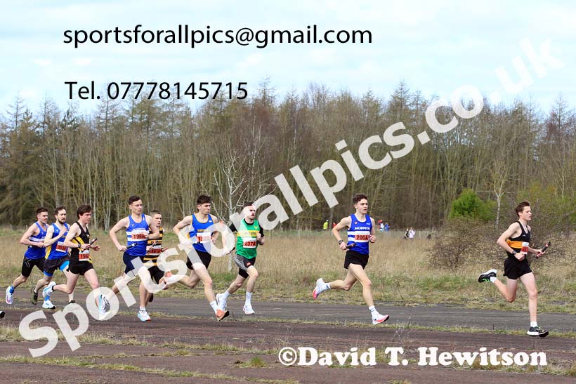 Senior mens 2023 Elswick Harriers Road Relays, Albamarle Barrack Airfield, Ouston, Northumberland. Photo: David T. Hewitson/Sports for All Pics